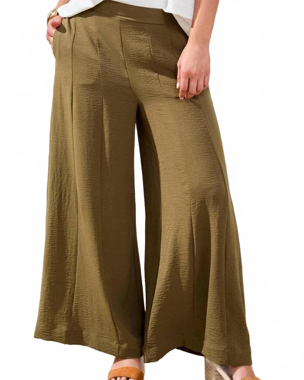 NEW TRIBAL flowy wide leg pants in rainforest